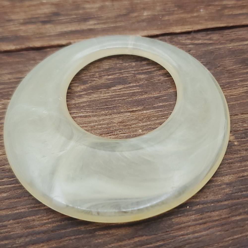 Moonstone Acrylic healing pendant pendulum round